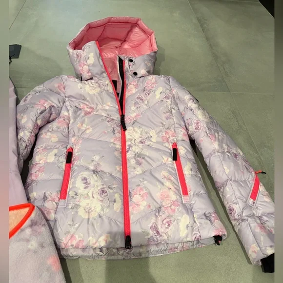 LoveShackFancy Nessa Ski Jacket Pants Set XS 2 4 6 💜🩷 - Picture 5 of 16